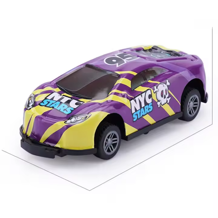 8PCS Coche De Acero Infantil Con Devolución Al Arrastre Saltar Y Voltear 360 Coche De Descarga Juguete Para Niños Regalo De Cumpleaños - 1