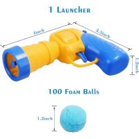 Juguete Para Gatos Con Bolas De Colores Y Lanzador De Bolas Juguete De Peluche Para Entrenamiento Y Juego En Casa Para Gatos Domésticos - details 4