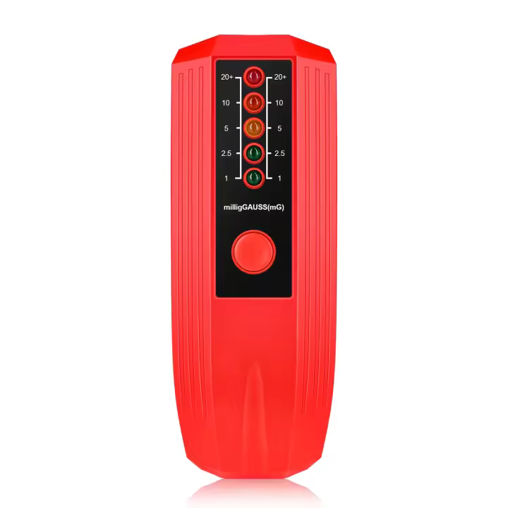 Detector de radiación de campo electromagnético, medidor EMF portátil de mano, probador de 5 LED, medidor de Gauss de caza fantasma - 1
