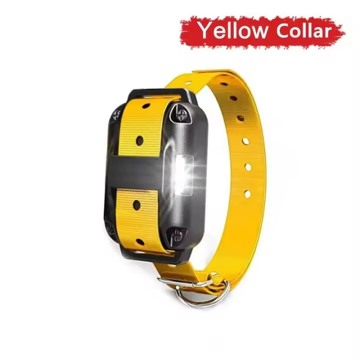 Collar de entrenamiento Eléctrico antigadridos para Perros, impermeable, recargable, Remote Control para mascotas, adecuado para todos los Tamanos, vibración Y - 1