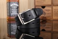 Cinturones de diseñador para hombre, piel de vaca auténtica de alta calidad, color marrón, de lujo,talla grande, 100% grano real - details 9