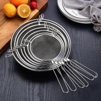 Pantalla de filtro de harina de acero inoxidable con mango, colador de malla para aperitivos, patatas fritas, leche de soja, cuchara de cocina, pantalla de doble oreja - details 3