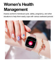 Relojes inteligentes hombre mujer Bluetooth deporte ritmo cardíaco presión arterial reloj - details 15