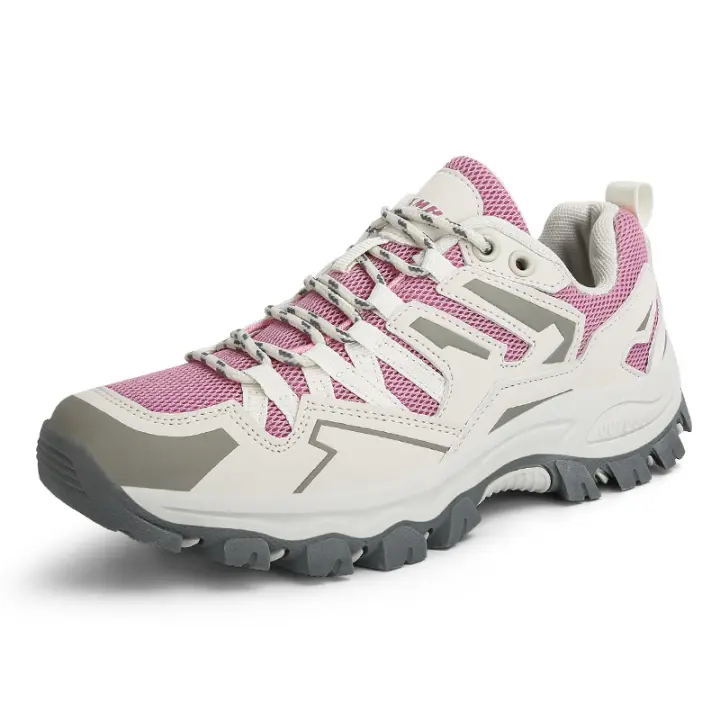 Zapatos de senderismo impermeables para mujer, zapatillas de moda, transpirables, ligeras, antideslizantes, para caminar al aire libre - 1