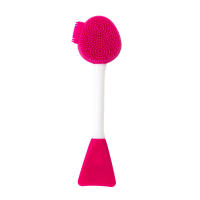 Cepillo de limpieza facial cepillo de película de barro de belleza herramientas de belleza DIY varilla de ajuste de película removedor de maquillaje instrumento de limpieza facial de silicona de doble uso cepillo - details 6