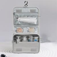 Bolsa de cosméticos colgante de gran capacidad con gancho, bolsa de lavado con gancho impermeable, almacenamiento de cuidado de la piel, bolsa de aseo de viaje multifuncional - details 2