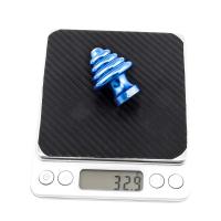 Tuerca de buje de bicicleta de liberación rápida, colorida, M5, aleación de aluminio, tornillo de eje trasero, antioxidante, accesorios de bicicleta de alta resistencia, MTB - details 2