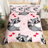 Juego de Ropa de Cama con Elefante y Flores para Bebé Animal de Dibujos Animados Lindo Cubierta de Edredón de Giraffe para Niñas y Niños - details 11