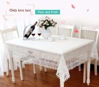 Orgullosas fundas protectoras de papel pintado semitransparente Ence blanco y rosa para fiestas de bodas, manteles bordados, paños de cocina, - details 1