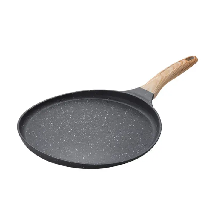 Sartén para crepes antiadherente, sartén Dosa con revestimiento de granito para cocinar, sartén plana para tortillas, tortillas, máquina para hacer panqueques - 1