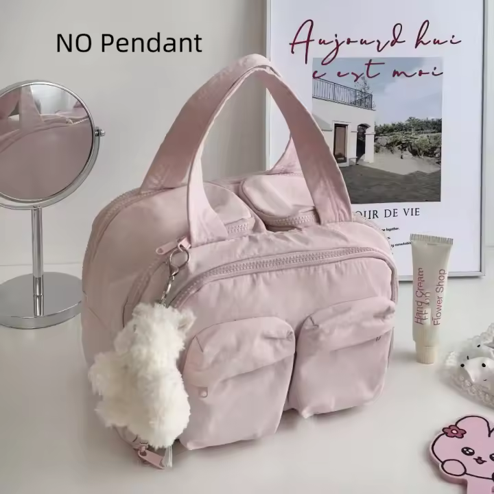 Neceser de viaje con múltiples bolsas, bolsa de maquillaje multifunción impermeable, organizador de artículos de tocador hinchado, bolsa de lavado de viaje, compras - 1