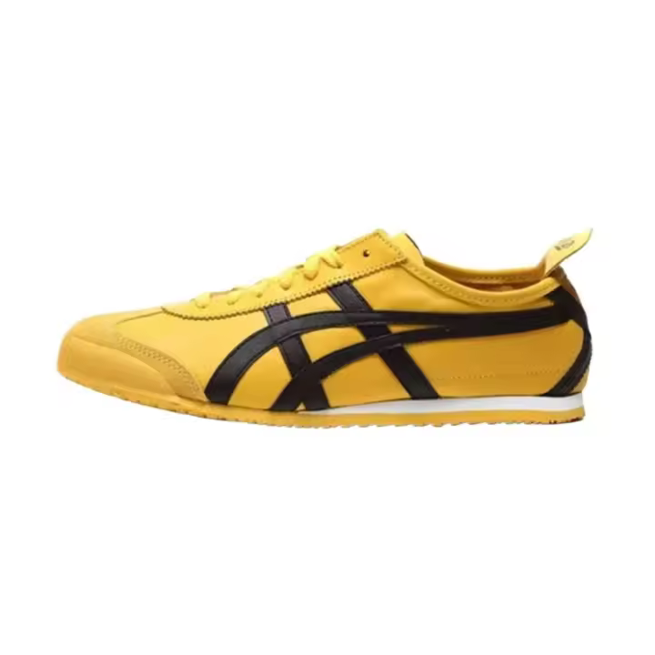 Leten MEXICO 66 Yellow Black Low Top para zapatillas unisex 1183C102-751 zapatos para hombre y mujer - 1