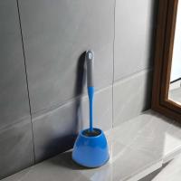 Juego de baño doméstico respetuoso con el medio ambiente, cepillo de limpieza eléctrico sostenible de 360 ​​grados, TPR y PP azul - details 5