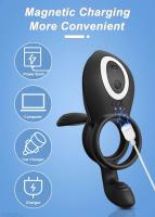 Leten-vibrador de pareja con anillo de Control remoto de doble Motor, juguetes sexys para adultos para hombres, anillo para retrasar la eyaculación - details 3