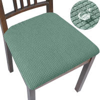 Funda de cojín cuadrada de cuero PU para silla, fundas impermeables para asiento de cocina y comedor, fundas de cojín para asiento de silla de comedor extraíbles - details 21