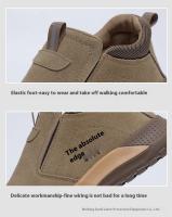 No de acero puntera soldadores zapatos anti-quemaduras de cuero de vaca ligero verano transpirable 6KV aislado estribos casual zapatos de trabajo al aire libre zapatos de trabajo del sitio - details 5