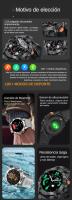 Reloj Inteligente Militar 2024 para Hombres con Llamadas, Smartwatch Deportivo con más de 100 Deportes, Reloj de Fitness, Monitor de Oxígeno en Sangre, Frecuencia Cardíaca y Sueño, Impermeable IP68, Compatible con Teléfonos Android iPhone Samsung Xiaomi - details 1