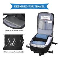 Bolsa de viaje de separación de ropa seca y húmeda de tela Oxford impermeable de gran capacidad para hombres y mujeres, mochila multifuncional de doble hombro. La mochila escolar y la mochila grande puede escribir el avión. - details 9