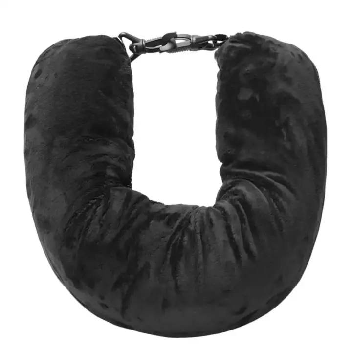 Almohada de Viaje Portátil para el Cuello Almohada de Viaje Automática con Relleno - 1