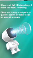 Car Baby Care Monitor HD Visión Nocturna Monitor Ajustable y Cámara Monitor Cristal Adsorbente No Ocupa Espacio - details 4