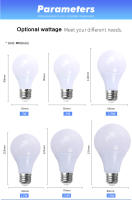 Bombilla LED de Alta Eficiencia Vela de Luz Blanca Ahorro de Energía Sin Parpadeo - details 2