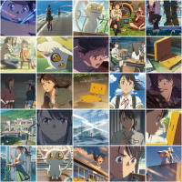 Pegatinas de pared de Anime Suzume No tokimari para niños, 62 piezas, papelería para cuaderno, Maleta, motocicleta, refrigerador - details 3