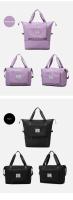 Bolsa De Viaje Plegable negra, Bolsa De Deporte Seca Y Húmeda, Bolsa De Viaje De Fin De Semana - details 24