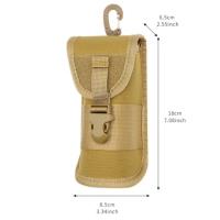 Bolsa colgante Molle para gafas, gancho portátil de liberación rápida, caja de almacenamiento para gafas de sol, bolsa transpirable de nailon 600D para gafas - details 0