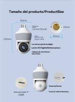 Cámaras de vigilancia interior bombilla doméstico Internet inalámbrico WiFi HD inteligente 360 grados vigilancia - details 16
