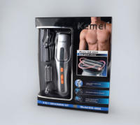 Kemei-cortadora de pelo eléctrica multifunción, afeitadora corporal, Kit de aseo inalámbrico, 5 en 1, 680A - details 13