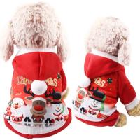 Abrigo de Capucha para Perros para Navidad Ropa de Mascota Cálida para Perros Pequeños y Medianos - details 2