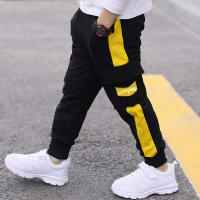 Pantalones De Moda Para Niños Primavera Otoño 2024 Leales Deportivos De Cintura Alta Estilo Cargo Talla True Fit Para Edades 3-11 Años - details 1