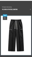 Pantalones deportivos casuales transpirables de pierna recta y holgados para hombre, nueva colección Primavera/Verano 2025 - details 7
