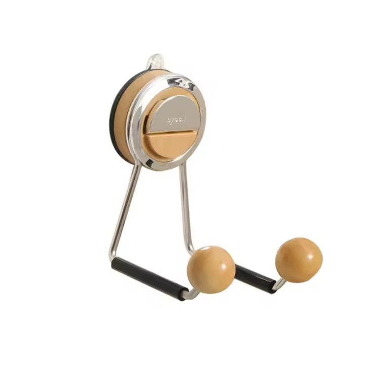 Soporte para secador de pelo con ventosa de plástico moderno, estante de almacenamiento para secador de pelo reutilizable montado en la pared, estante para secador de pelo sin perforaciones para Baño - 1