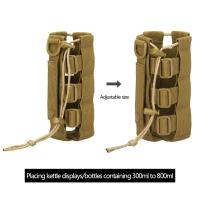 Bolsa Táctica Molle Mejorada Portabotellas Impermeable Multiusos para Camping, Senderismo, Montañismo Organizador Compacto y Nylon Militar Recomendado para Edades Mayores - details 3