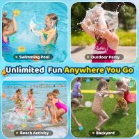 Globos de Agua Reutilizables, Juguetes de Verano para Niños, Bombas de Agua, Bolas de Silicona Suave para Rociar Agua(6 Piezas). - details 0