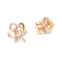 Colgante de Abalorio de Cuentas de Medio Agujero de Oro 18K Material de Metal de China - details 15