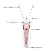 Depiladora eléctrica de hilo de algodón para mujer, minidepiladora recargable por USB para cuerpo femenino, piernas y cara - details 6