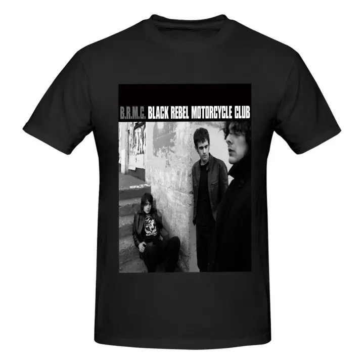 Black Rebel Motorcycle Club B.R.M.C. Camiseta de manga corta de algodón negro para hombre - 1