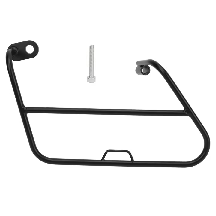Portaequipajes lateral para motocicleta, soporte para equipaje de asiento de Metal, soporte para tanque de combustible para Super Cub C125 2019 a 2023 izquierda - 1