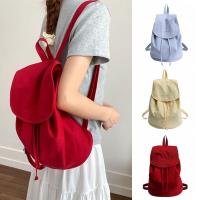 Mochilas coreanas simples de nailon, bolsos de hombro de nailon de gran capacidad de Color sólido, mochila escolar ligera para estudiantes, hombres y mujeres - details 4