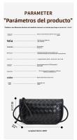 Nuevo bolso tejido de cuero de moda y ligero para mujer, bolso pequeño exquisito de alta gama, bolso de mensajero de hombro - details 3