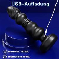 Vibrador telescópico con tapón Anal para hombres, Juguetes sexuales remotos inalámbricos para mujeres, consolador Anal, masajeador de próstata, tapón Anal - details 5