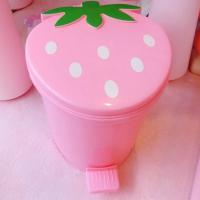 Mini contenedor de basura de sellado con tapa, cubo de basura decorativo Pop-Up de fresa, 1 pieza - details 8