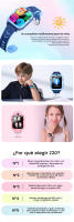 Blackview-reloj inteligente Z20 para niños, dispositivo deportivo 4G con LBS, GPS, WIFI, videollamada, Monitor, localización, IP67 - details 1