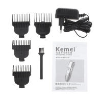 Kemei-cortadora de pelo de barbero de bajo ruido para hombres, recortadora profesional de 0mm, afeitadora de barba, cortadora eléctrica, máquina de corte de pelo - details 10