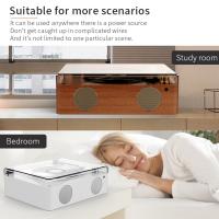 Reproductor de CD portátil retro - Altavoz doble Bluetooth/USB - Con toma de auriculares - Funda guardapolvo - Mando a distancia Mando a distancia - details 2