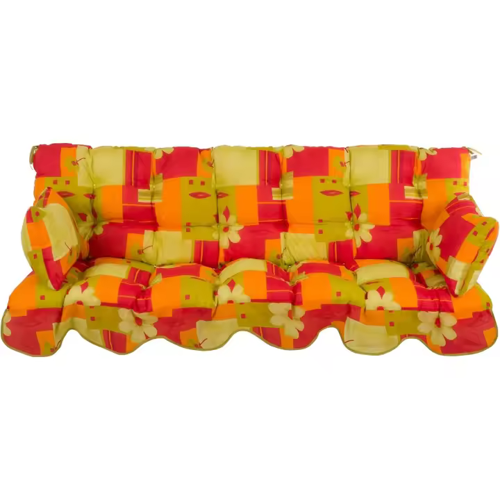 Cojines para Asiento, Respaldo y 2 Cojines Laterales, Color Gris - 1