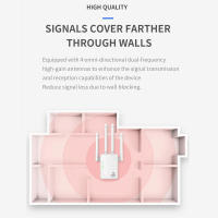 AMPLIFICADOR DE enrutador WiFi de 1200Mbps, extensor de señal 5G, amplificador de red, repetidor inalámbrico de largo alcance para el hogar y la Oficina, nuevo - details 4