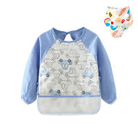 Babero impermeable para bebé, delantal de manga larga, impermeable, para comer y dibujar - details 9